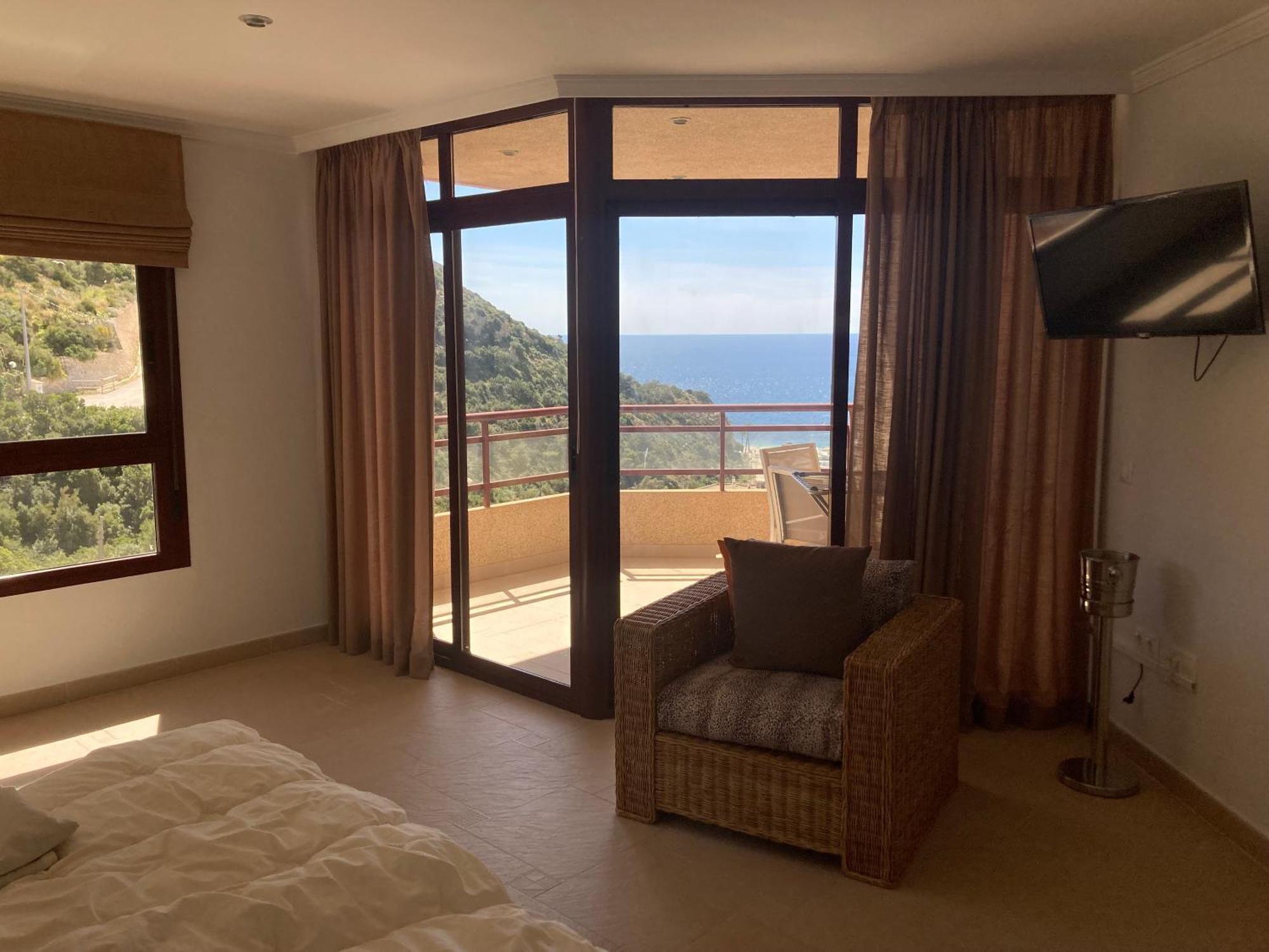 Atico Duplex Penthouse Rosa Marina Club Nautico Calpe Penon Sea View Apartment Exterior foto