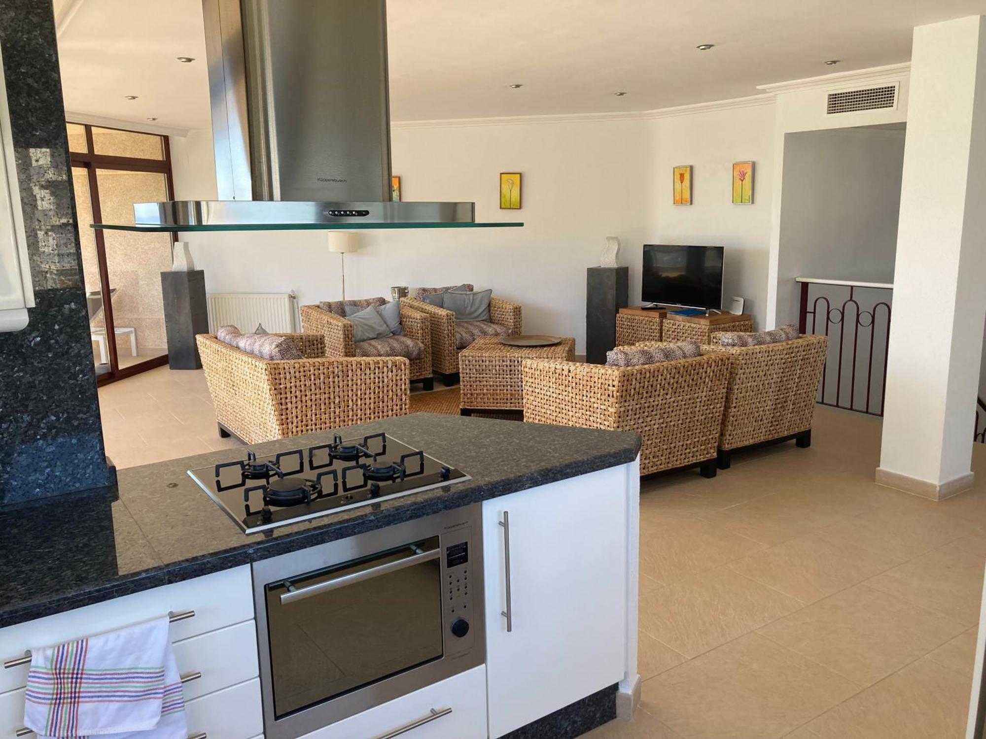 Atico Duplex Penthouse Rosa Marina Club Nautico Calpe Penon Sea View Apartment Exterior foto
